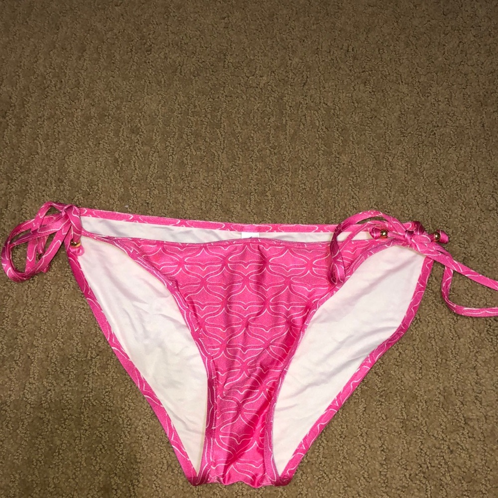 pink vineyard vines bikini bottom
